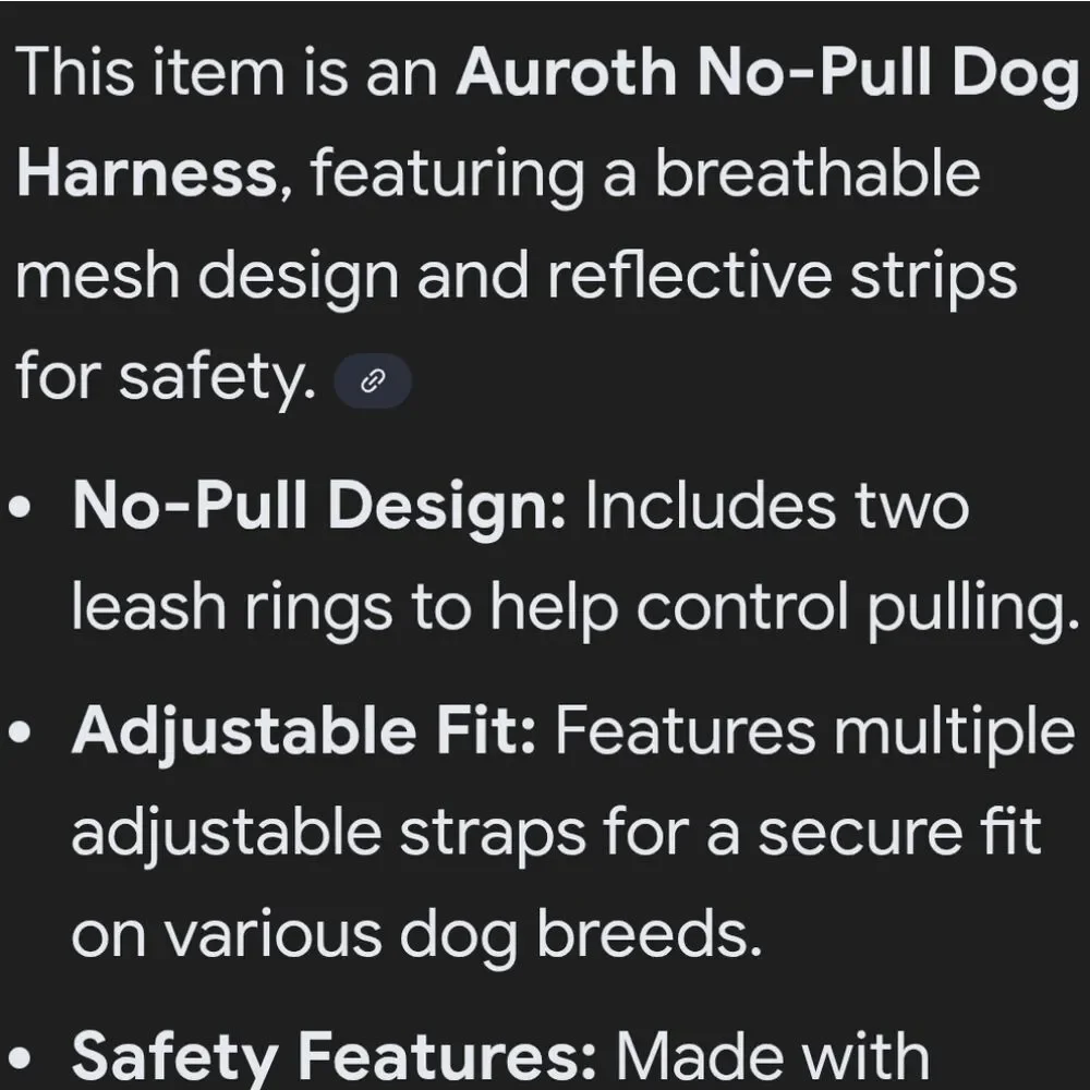 Dog Harness Set